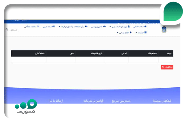 استعلام پلاک خودرو با کد ملی