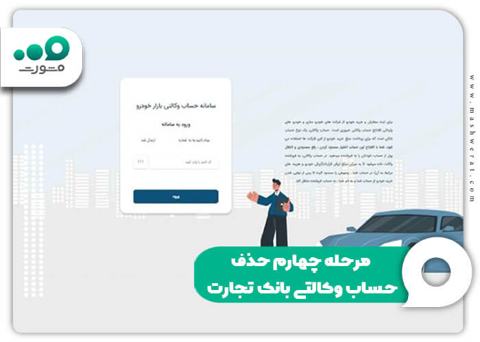 مرحله چهارم حذف حساب وکالتی بانک تجارت