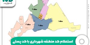استعلام کد منطقه شهرداری با کد پستی