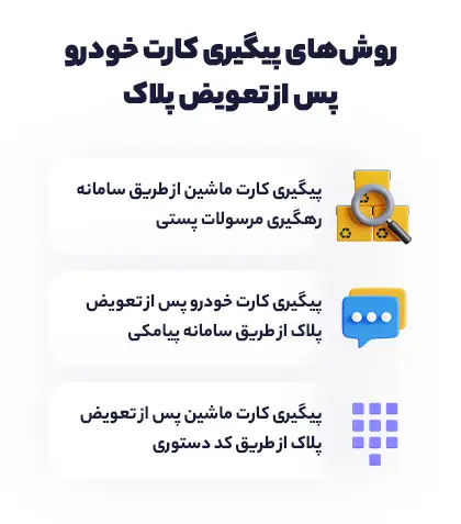روش‌های پیگیری کارت خودرو