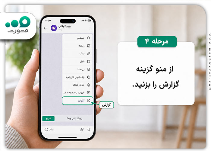 ریپورت کردن در روبیکا