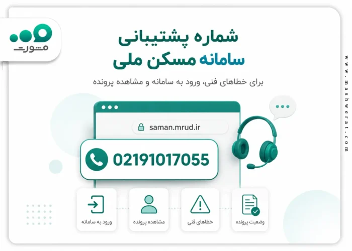 شماره پشتیبانی مسکن ملی
